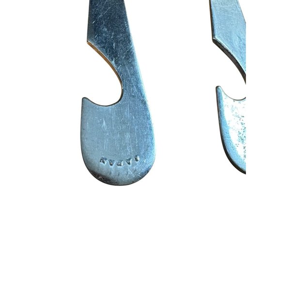 Stainless Steel Slotted Cocktail/Appetizer Spoons With Bottle Opener Handle Set - Picture 6 of 10